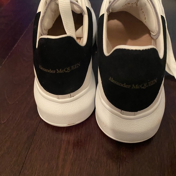 White & Black Alexander McQueen Sneakers - Picture 2 of 3